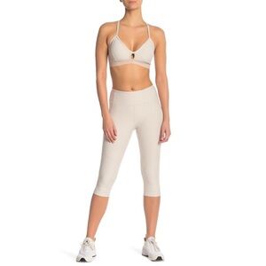 Outdoor Voices Warm Up Knee Length Legging Oatmeal